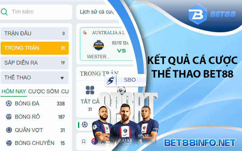 Tỷ lệ kèo Bet88